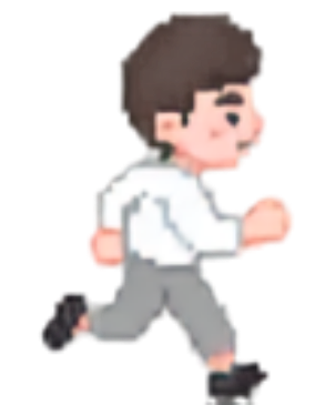 Karakter pixel Eco Avengers berkemeja putih — Energy Scientist